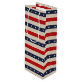 愛国的スター ワインギフトバッグ (正面アングル)