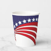 愛国的スター 紙コップ (裏面)