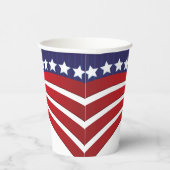 愛国的スター 紙コップ (右)