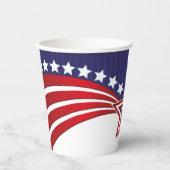 愛国的スター 紙コップ (正面)