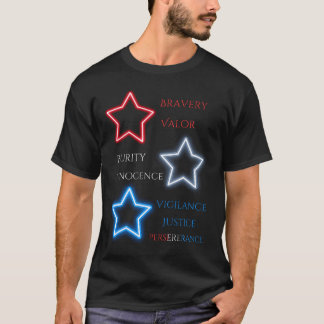 愛国的スター Tシャツ