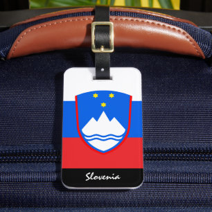 愛国的スロベニアの荷物タグ,スロベニア国旗 ラゲッジタグ