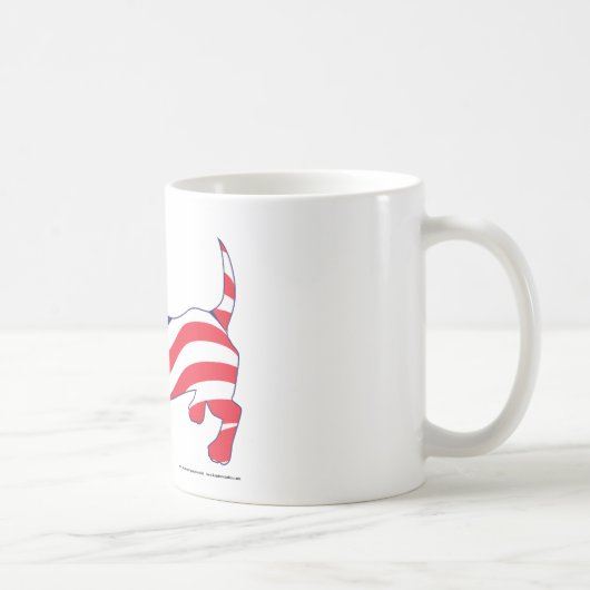 愛国的ダシュント コーヒーマグカップ (右)