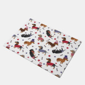 愛国的ダシュント ドアマット (アングル)