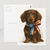 愛国的ダシュント ポストカード (正面/裏面)