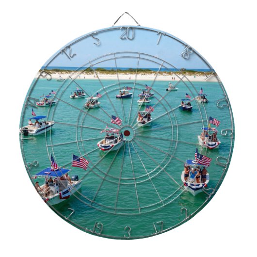 愛国的ダーツボードボートテーマ ダーツボード (正面)