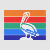 愛国的ティッシュペーパーとサンクトペテルブルク州旗 薄葉紙 (正面)