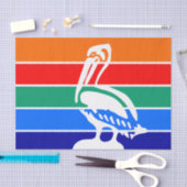 愛国的ティッシュペーパーとサンクトペテルブルク州旗 薄葉紙 (クラフト)