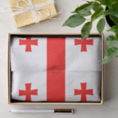 愛国的ティッシュペーパーとジョージア州旗 薄葉紙 (ギフト)