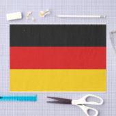 愛国的ティッシュペーパーとドイツ国旗 薄葉紙 (クラフト)