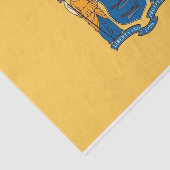 愛国的ティッシュペーパーとニュージャージー州旗 薄葉紙 (詳細)