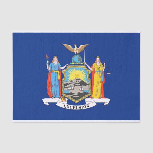 愛国的ティッシュペーパー旗ニューヨーク 薄葉紙 (正面)