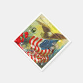 愛国的テーマ スタンダードカクテルナプキン (角)