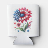 愛国的デイジー独立記念日 缶クーラー (裏面)