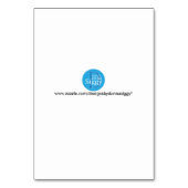 愛国的デザイン |座席表 テーブルナンバー (裏面)