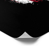 愛国的トラクターアメリカンフラッグトラクターファーム ポスター (角)