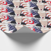 愛国的トランプ2020ラッピング紙 ラッピングペーパー (角)