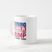 愛国的トランプ2024 コーヒーマグカップ (正面左)