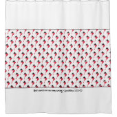 愛国的トリニダードカスタマイズ聖なる書物、 経典 シャワーカーテン (正面)