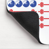 愛国的トレーニング マウスパッド (コーナー)