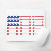 愛国的トレーニング マウスパッド (マウス)