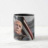 愛国的ドナルド·トランプ·フラグ·マグ マグカップ (中央)