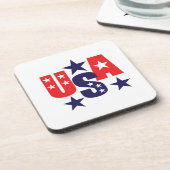 愛国的ドリンクコースター コースター (左側)