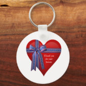 愛国的ハート図 キーホルダー (正面)