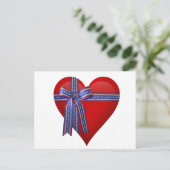 愛国的ハート図 ポストカード (スタンド正面)