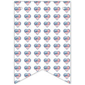 愛国的ハート バンティングフラッグ (第2の旗)