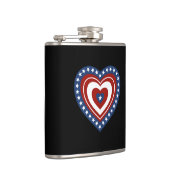 愛国的ハート フラスク (右)