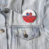 愛国的ハート 缶バッジ (インサイチュ)