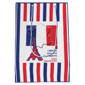 愛国的バスティーユの日 ミディアムペーパーバッグ (裏面)