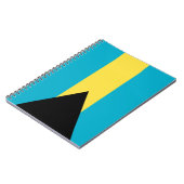 愛国的バハマ国旗 ノートブック (左側)