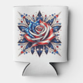 愛国的バラ独立記念日 缶クーラー (正面)