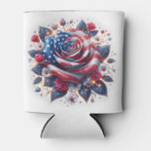 愛国的バラ独立記念日 缶クーラー (正面)