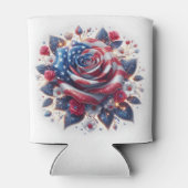 愛国的バラ独立記念日 缶クーラー (裏面)