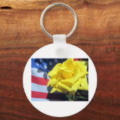 愛国的バラ キーホルダー (正面)