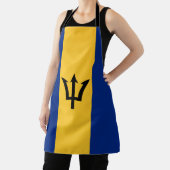 愛国的バルバドス国旗 エプロン (インサイチュ)