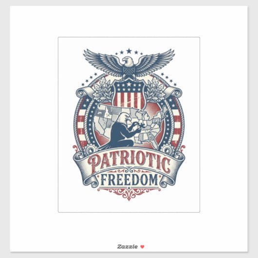 愛国的パズル愛好家ベクターグラフィックTシャツ シール (シート)