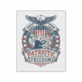 愛国的パズル愛好家ベクターグラフィックTシャツ シール (正面)