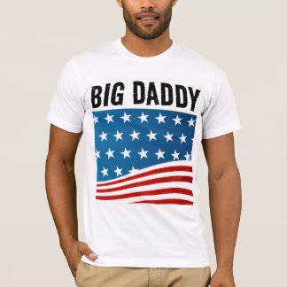 愛国的パパビッグダディTシャツ Tシャツ