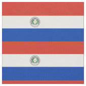 愛国的パラグアイ国旗 ファブリック (クローズアップ)
