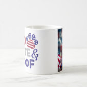 愛国的パーソナライズされたなダシュント・マグ コーヒーマグカップ (中央)