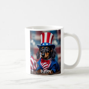 愛国的パーソナライズされたなダシュント・マグ コーヒーマグカップ