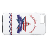 愛国的パーソナライズされたなiPhone 7プラスケース Case-Mate iPhoneケース (裏面(横))