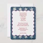 愛国的パーティー 招待状 (裏面)