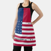 愛国的ビキニ国旗 エプロン (インサイチュ)