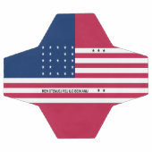 愛国的ビキニ国旗 サッカーボール (フラット)