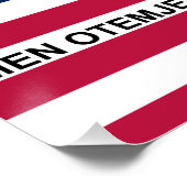 愛国的ビキニ国旗 ポスター (コーナー)